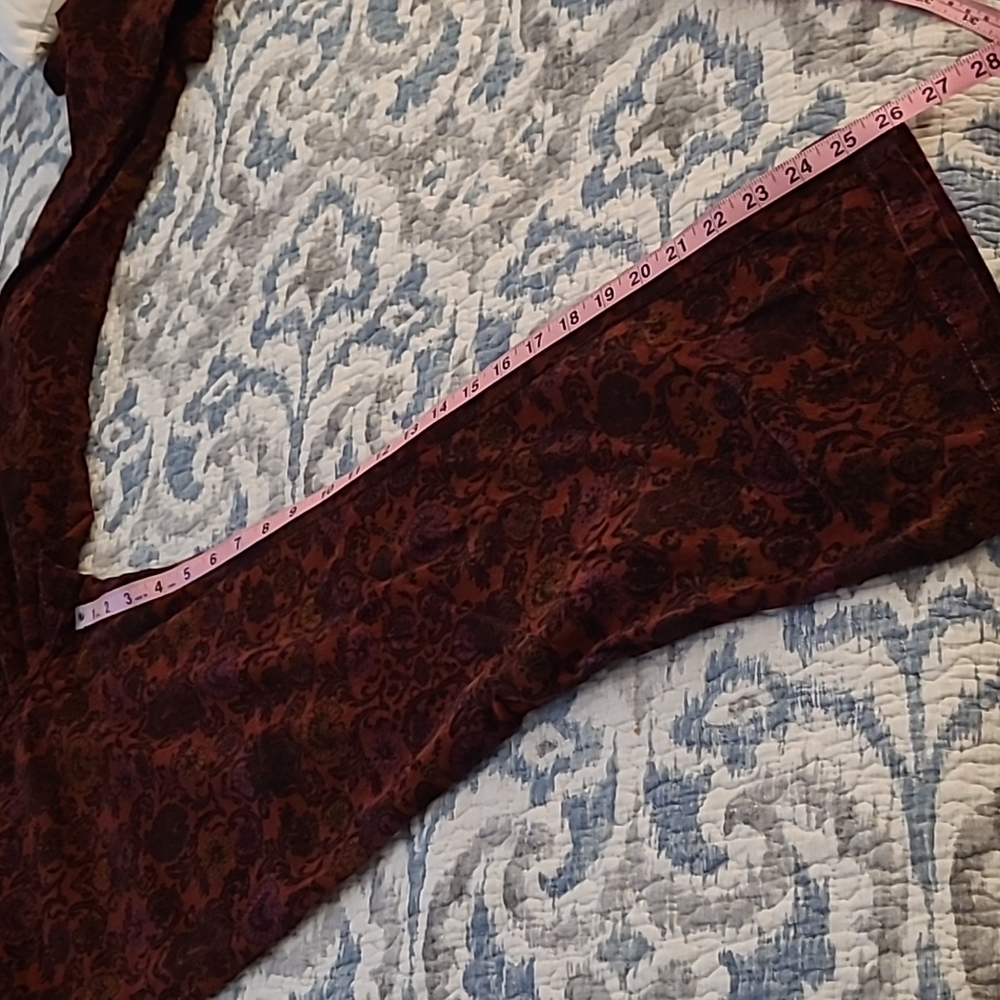 Free People Red Floral Pants - Picture 6 of 6